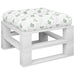 Pernă pentru paleți model frunze 58x58x10 cm, țesătură Oxford - WALTI WALTI