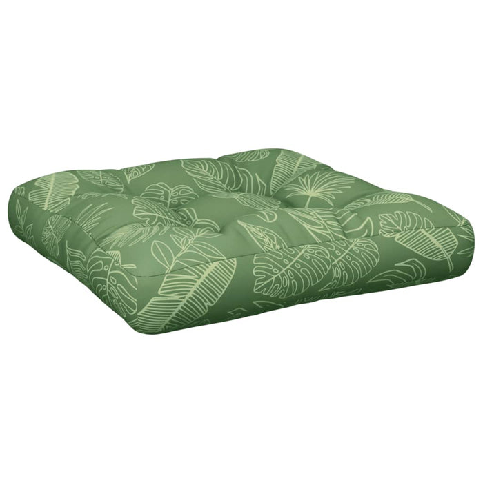 Pernă pentru paleți model frunze 58x58x10 cm, țesătură Oxford WALTI