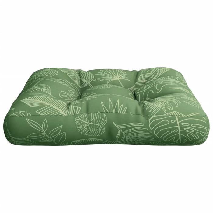 Pernă pentru paleți model frunze 58x58x10 cm, țesătură Oxford WALTI