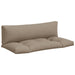Perne de paleți, 2 buc., gri taupe, material textil - WALTI WALTI