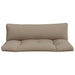 Perne de paleți, 2 buc., gri taupe, material textil - WALTI WALTI