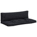 Perne pentru paleți, 2 buc, negru, model carouri, textil oxford - WALTI WALTI