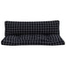 Perne pentru paleți, 2 buc, negru, model carouri, textil oxford - WALTI WALTI