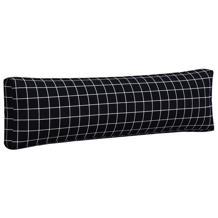 Perne pentru paleți, 2 buc, negru, model carouri, textil oxford - WALTI WALTI