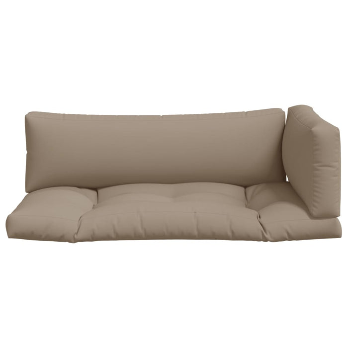 Perne de paleți, 3 buc., gri taupe, material textil - WALTI WALTI