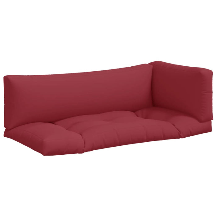 Perne de paleți, 3 buc., roșu vin, material textil WALTI