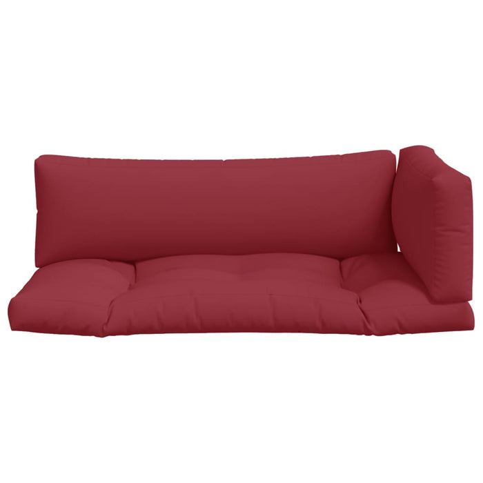 Perne de paleți, 3 buc., roșu vin, material textil WALTI