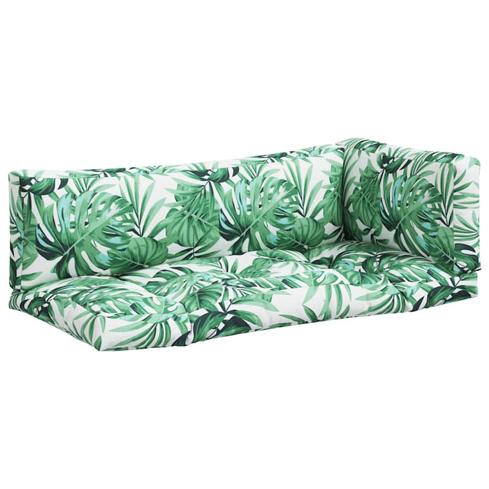 Perne de paleți, 3 buc., model cu frunze, material textil - WALTI WALTI