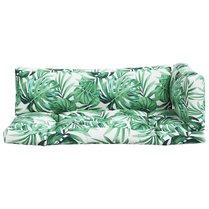 Perne de paleți, 3 buc., model cu frunze, material textil - WALTI WALTI
