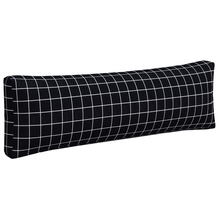 Perne pentru paleți, 3 buc, negru, model carouri, textil oxford - WALTI WALTI