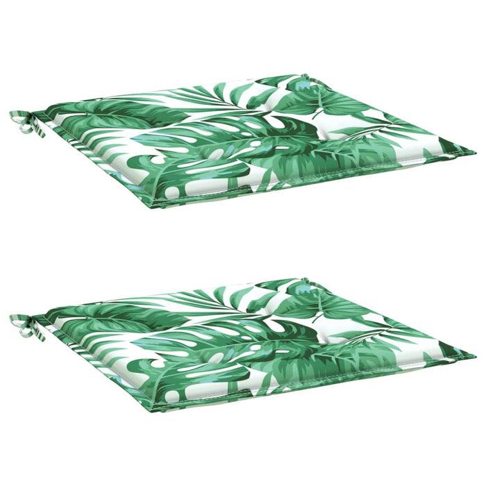Perne de scaun, model frunze, 2 buc., 40x40x4 cm, textil WALTI