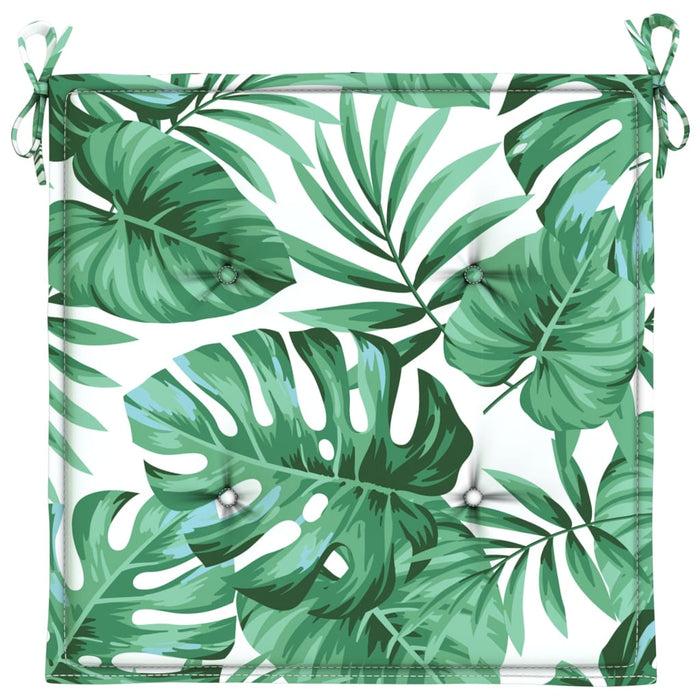 Perne de scaun, model frunze, 2 buc., 40x40x4 cm, textil WALTI