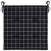 Perne scaun grădină 4 buc negru model carouri 40x40x4 cm textil - WALTI WALTI