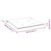 Perne scaun grădină 4 buc negru model carouri 40x40x4 cm textil - WALTI WALTI