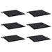 Perne scaun grădină 6 buc negru model carouri 40x40x4 cm textil - WALTI WALTI
