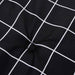 Perne scaun grădină 6 buc negru model carouri 40x40x4 cm textil - WALTI WALTI