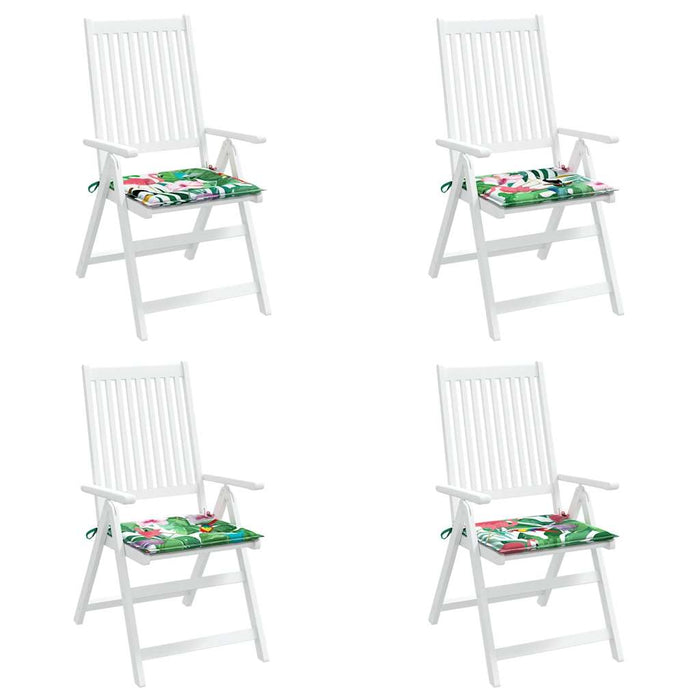 Perne scaun de grădină, 4 buc., multicolor, 40x40x4 cm, textil WALTI