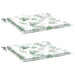 Perne de scaun, model frunze, 2 buc., 40x40x4 cm, textil - WALTI WALTI
