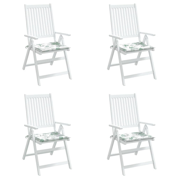 Perne de scaun, model frunze, 4 buc., 40x40x4 cm, textil WALTI