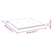Perne de scaun, model frunze, 2 buc., 40x40x4 cm, textil - WALTI WALTI