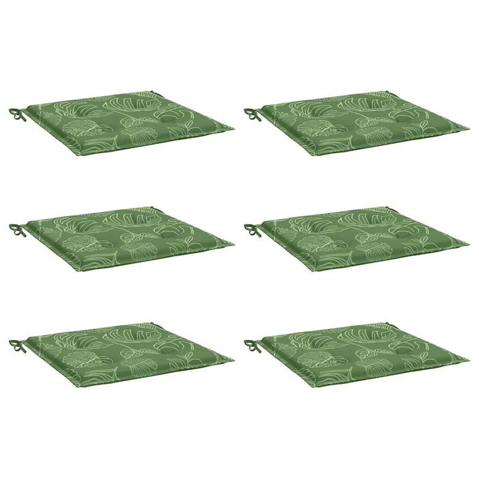 Perne de scaun, model frunze, 6 buc., 40x40x4 cm, textil - WALTI WALTI