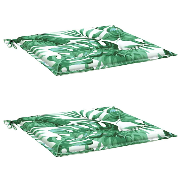 Perne de scaun, model frunze, 2 buc., 50x50x4 cm, textil WALTI
