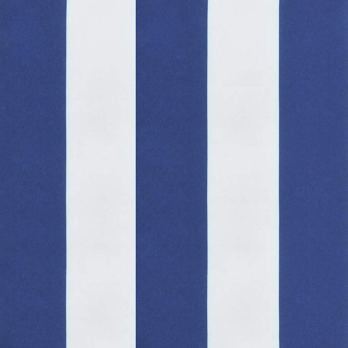 Perne scaun grădină 2 buc dungi albastru&alb 50x50x4 cm, textil WALTI