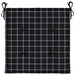 Perne scaun grădină carouri negre, 4 buc. 50x50x4 cm, textil - WALTI WALTI