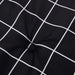 Perne scaun grădină carouri negre, 4 buc. 50x50x4 cm, textil - WALTI WALTI