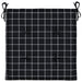 Perne scaun grădină carouri negre, 6 buc. 50x50x4 cm, textil - WALTI WALTI