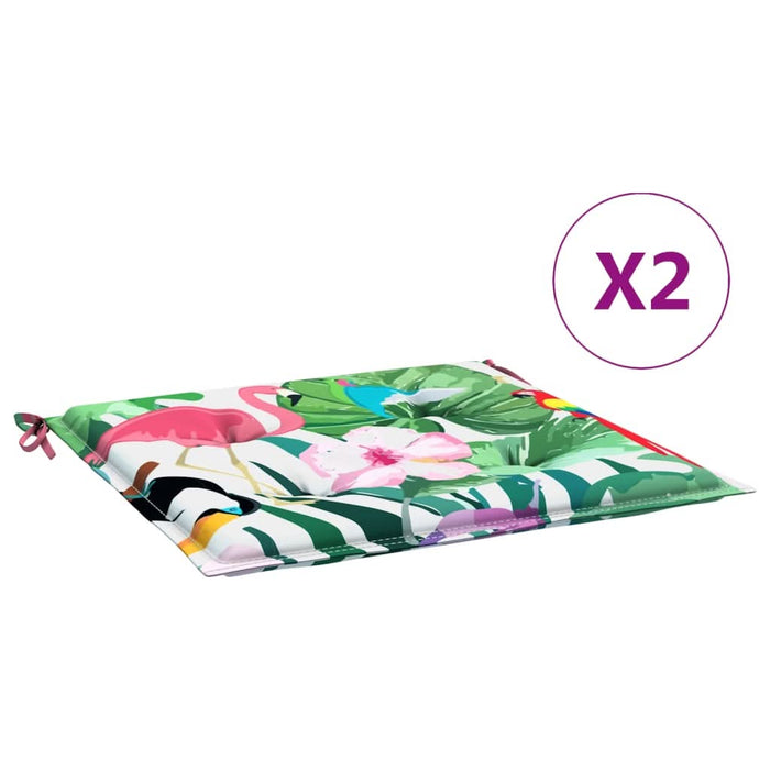 Perne scaun de grădină, 2 buc., multicolor, 50x50x3 cm, textil - WALTI WALTI