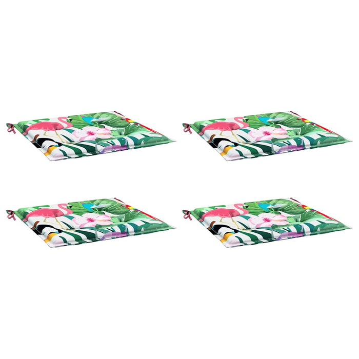 Perne scaun de grădină, 4 buc., multicolor, 50x50x4 cm, textil WALTI