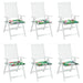 Perne pentru scaune 6 pcs Multicolour 50 x 50 x 4 cm - WALTI WALTI