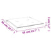 Perne pentru scaune 6 pcs Multicolour 50 x 50 x 4 cm - WALTI WALTI