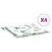 Perne de scaun, model frunze, 4 buc., 50x50x4 cm, textil - WALTI WALTI