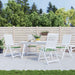Perne pentru scaune 4 pcs Verde și alb 50 x 50 x 4 cm - WALTI WALTI