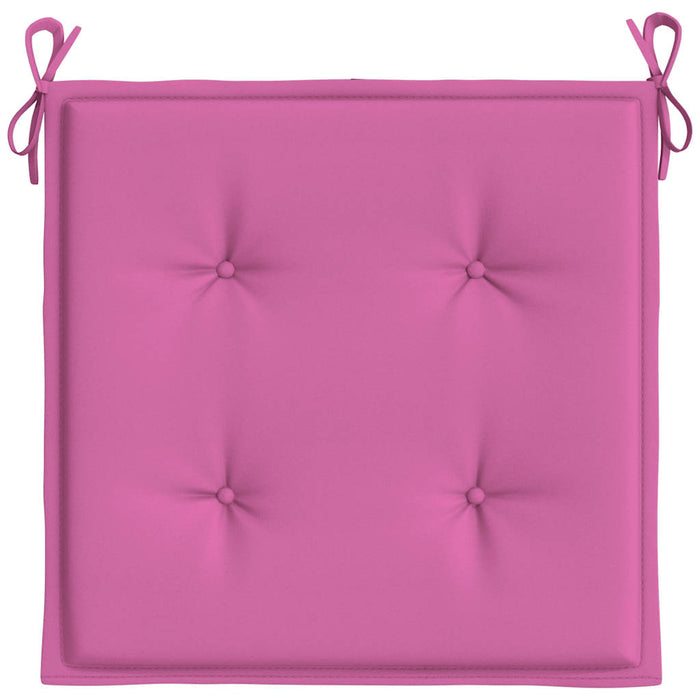 Perne scaun grădină, roz, 4 buc., 50x50x4 cm, textil WALTI