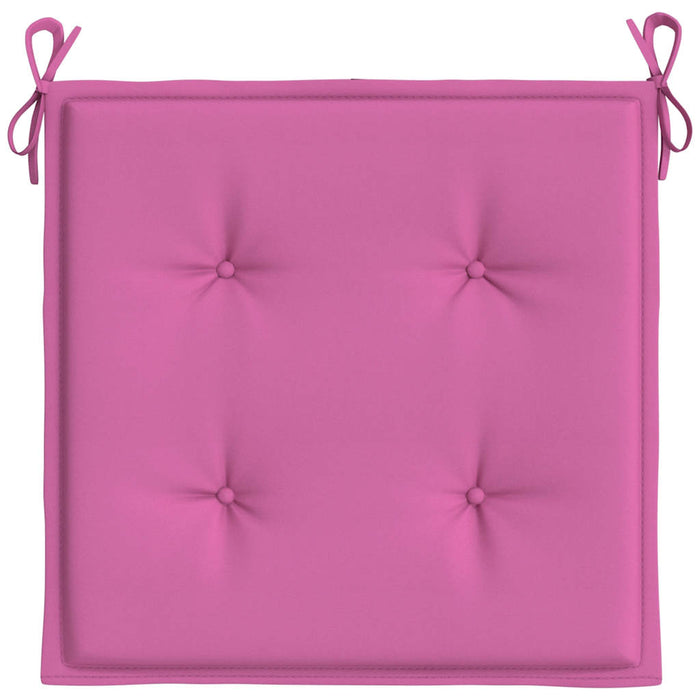 Perne scaun grădină, roz, 6 buc., 50x50x4 cm, textil WALTI