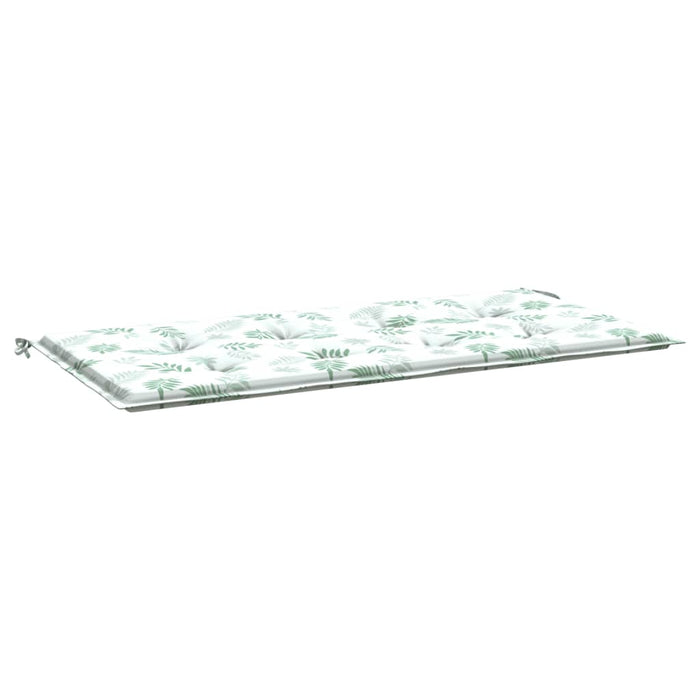 Pernă bancă de grădină model frunze, 100x50x3 cm, textil oxford WALTI