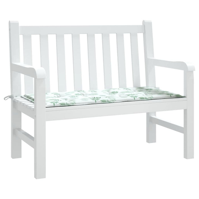 Pernă bancă de grădină model frunze, 100x50x3 cm, textil oxford WALTI