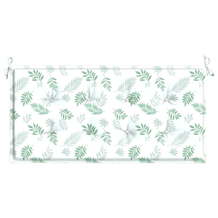 Pernă bancă de grădină model frunze, 100x50x3 cm, textil oxford WALTI
