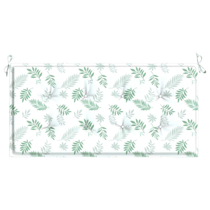 Pernă bancă de grădină model frunze, 120x50x3 cm, textil oxford - WALTI WALTI
