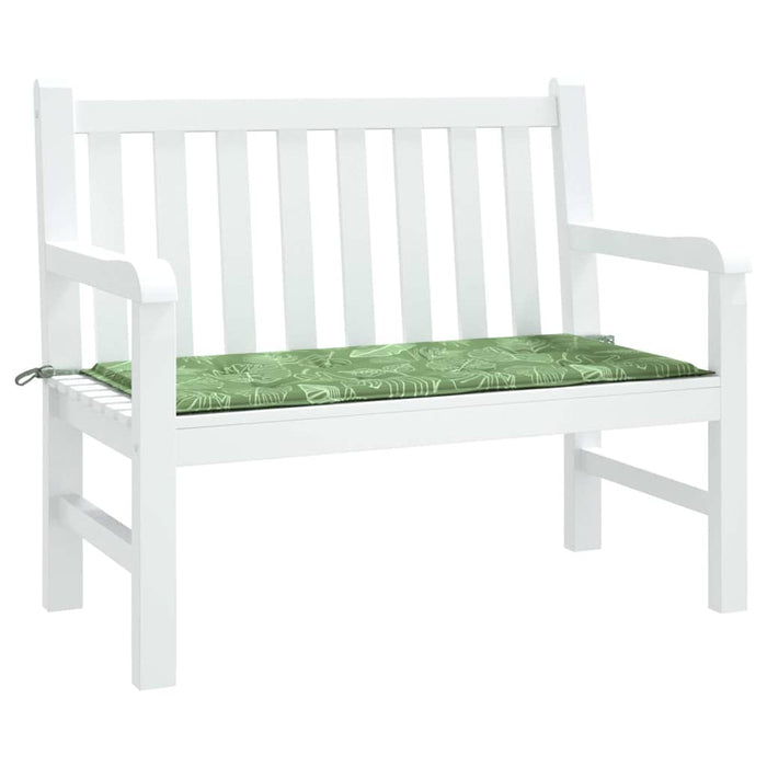 Pernă bancă de grădină model frunze, 120x50x4 cm, textil oxford WALTI