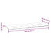 Pad pentru Bancă model frunze 150 x 50 x 3 cm Material Oxford - WALTI WALTI