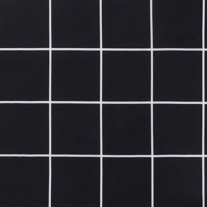 Pernă bancă de grădină negru carouri 150x50x4 cm textil oxford WALTI