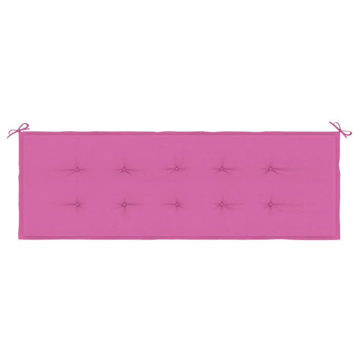 Pernă de bancă de grădină, roz, 150x50x4 cm, textil oxford WALTI