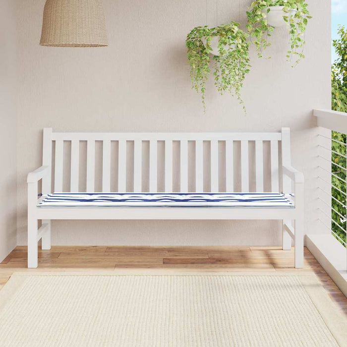Pad pentru Bancă Carouri Negre 150 x 50 x 3 cm Material Oxford - WALTI WALTI