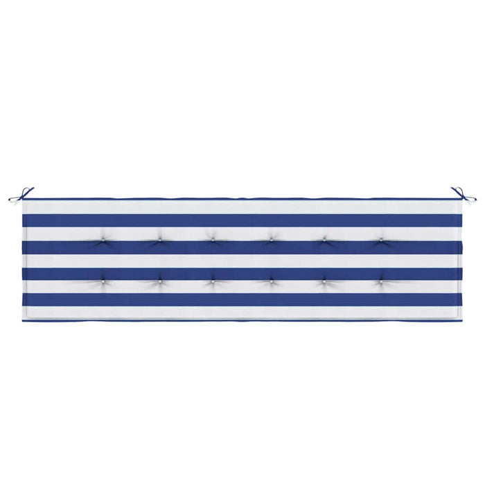 Pad pentru Bancă Carouri Negre 150 x 50 x 3 cm Material Oxford - WALTI WALTI