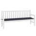 Pad pentru Bancă Carouri Negre 150 x 50 x 3 cm Material Oxford - WALTI WALTI