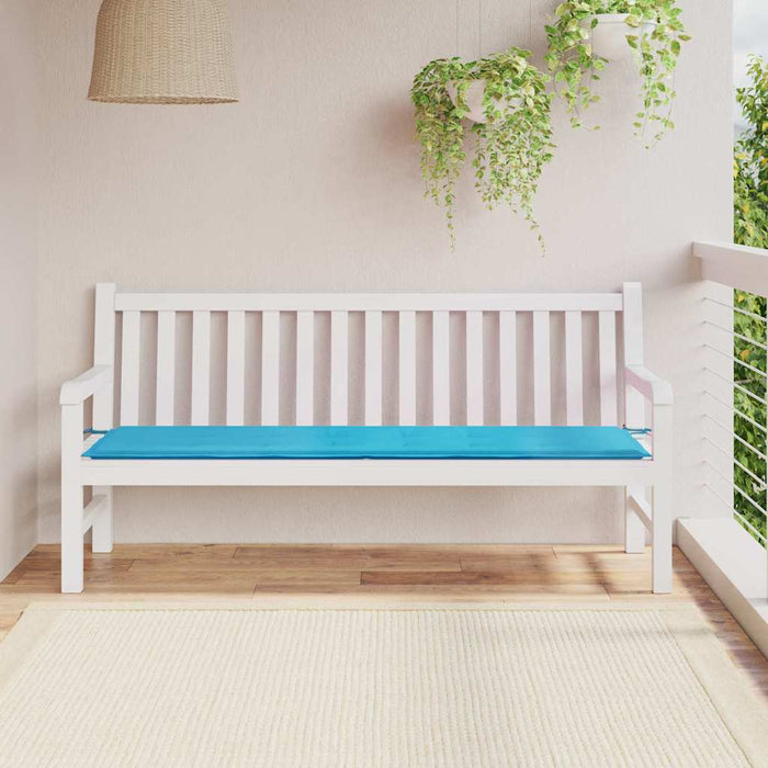 Pad pentru Bancă Simplu Turcoaz 150 x 50 x 3 cm Material Oxford - WALTI WALTI
